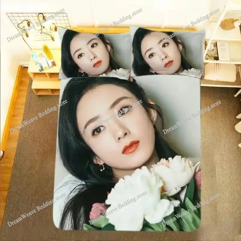 Luxury Lifestyle Gifts - Zhao Liying HD ポスター枕カバー + 布団カバー