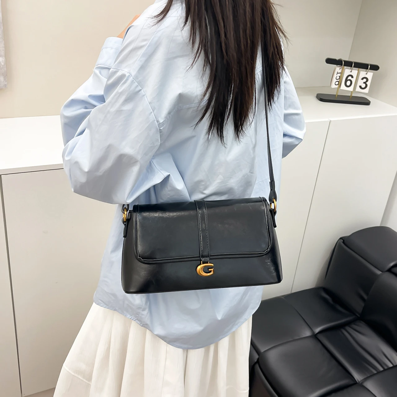 女性向け高級レザーファッションショルダーバッグ、エレガントな - Luxury Lifestyle Handbags のレビューと価格